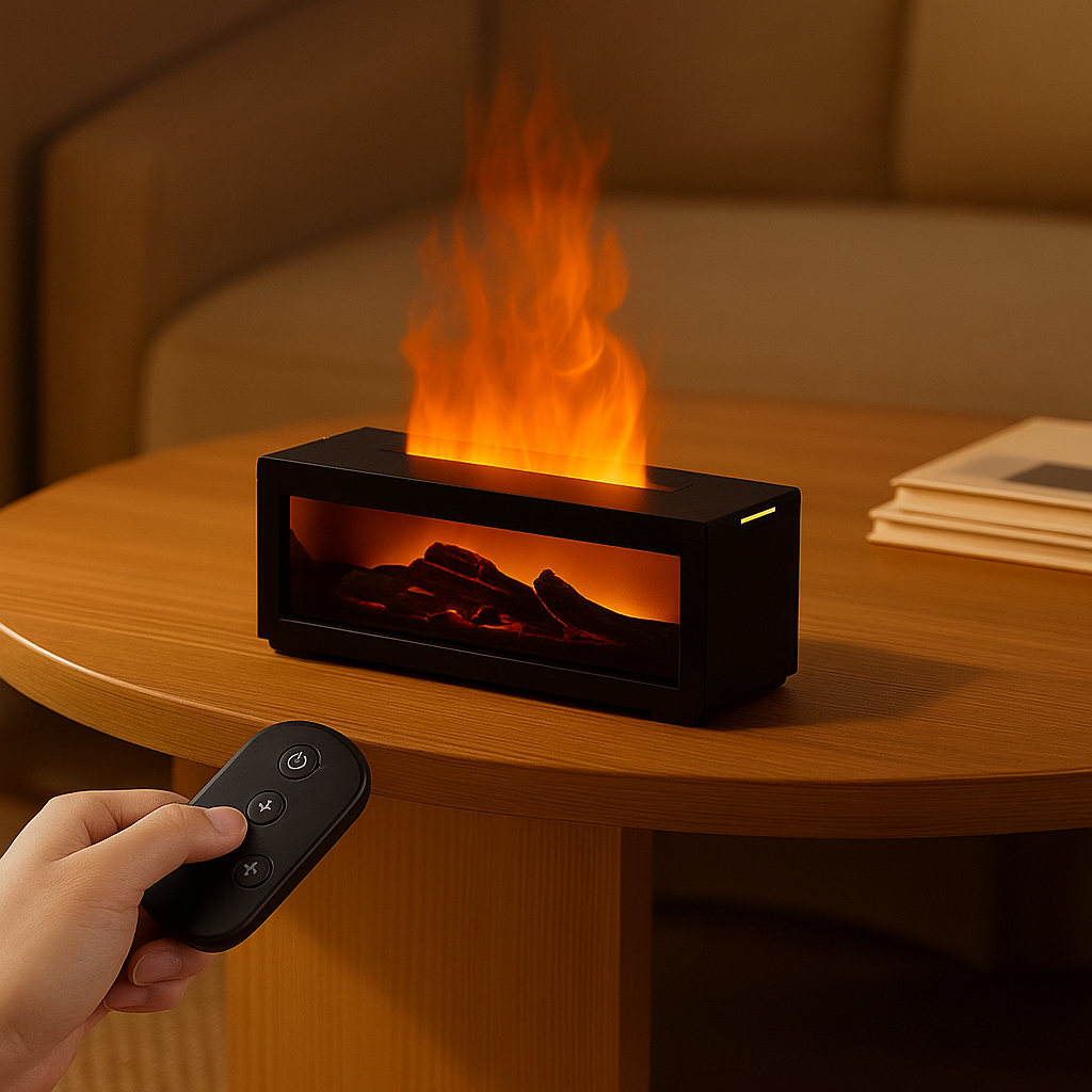 Diffuseur d’arômes LED flamme