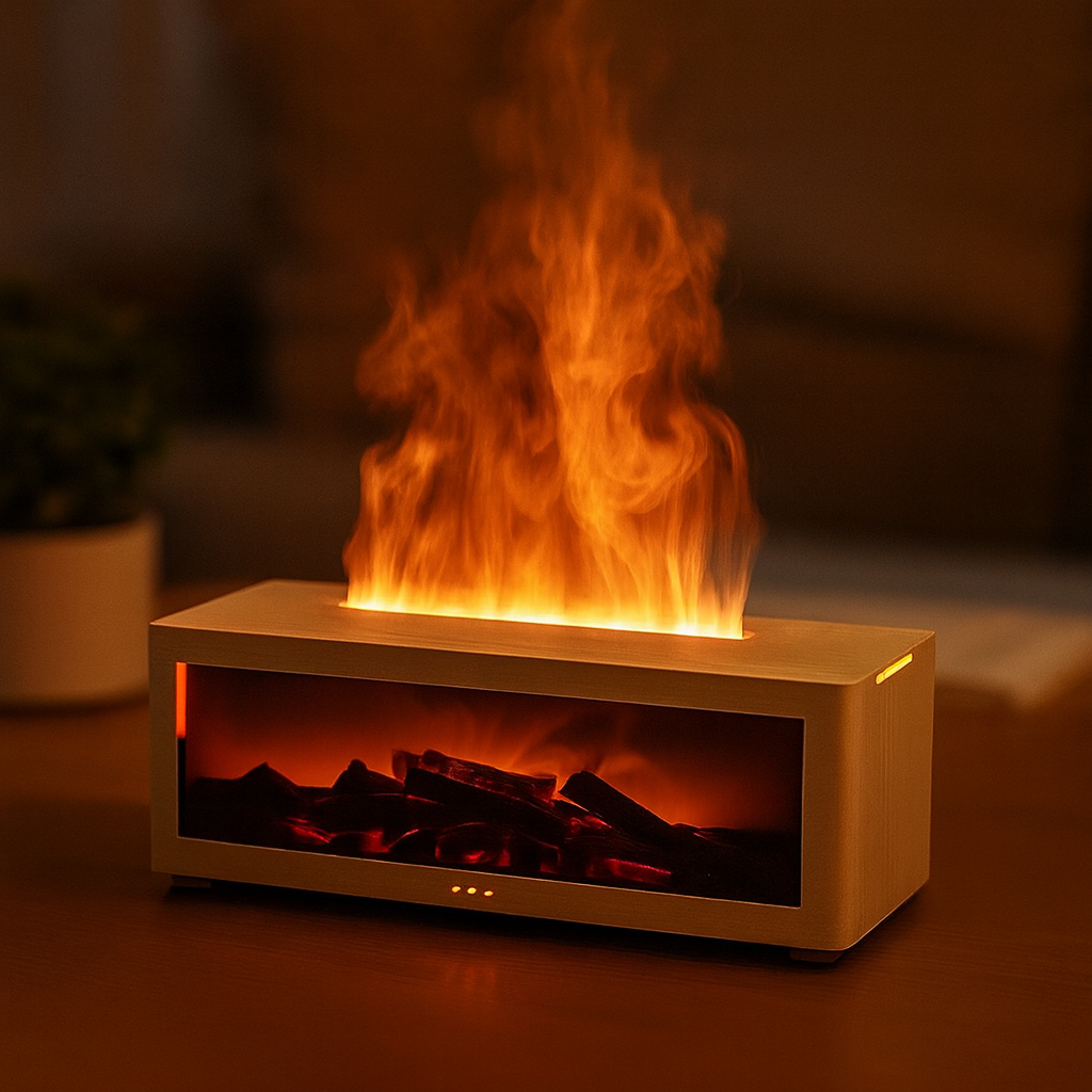 Diffuseur d’arômes LED flamme