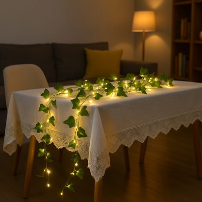 Guirlande Lumineuse à Feuilles Vertes