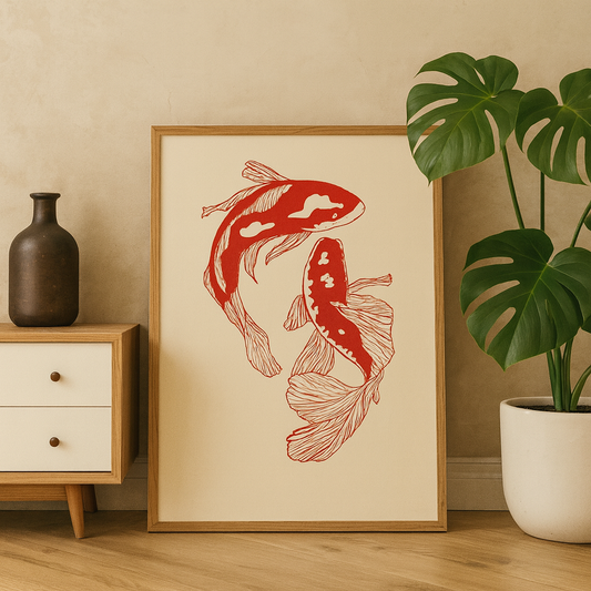 Affiche Murale Abstraite – Toile d’Art Animal Moderne