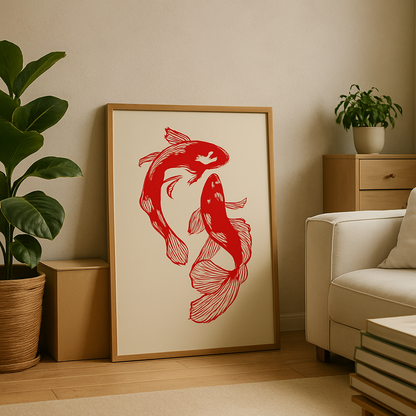 Affiche Murale Abstraite – Toile d’Art Animal Moderne