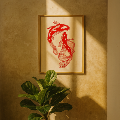 Affiche Murale Abstraite – Toile d’Art Animal Moderne