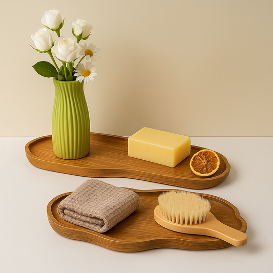 Plateau à Café Japonais en Bois