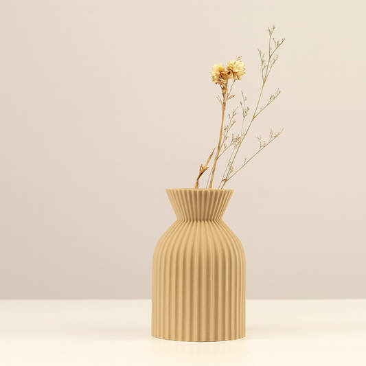 Vase Plissé Moderne